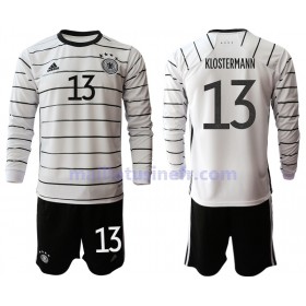 Maillot de Foot Allemagne Lukas Klostermann 13 Domicile UEFA EURO 2020 Manches Longues - Enfant